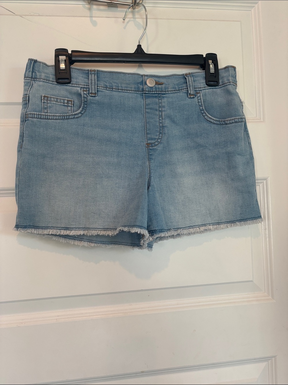 Light Wash Denim Girls Shorts